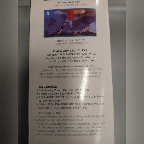 Diamond Dotz Diamond DotzSE Dog Blackie Round Facet Partial Coverage Craft Kit - Picture 5 of 13